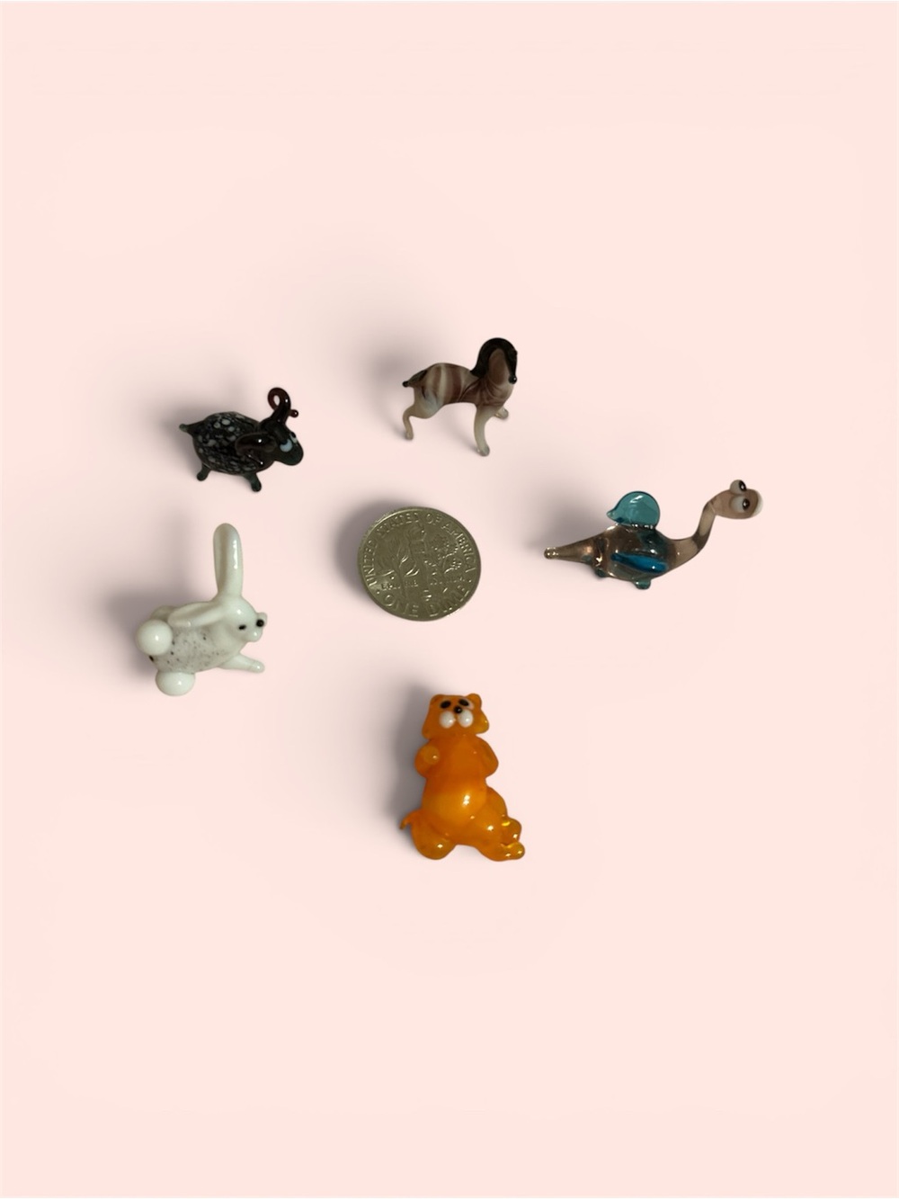 Y2K Lampwork Miniature Glass Animals